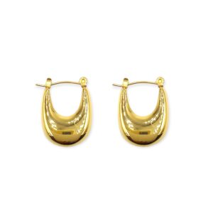 Ατσάλινα Σκουλαρίκια Κρίκοι Οβάλ